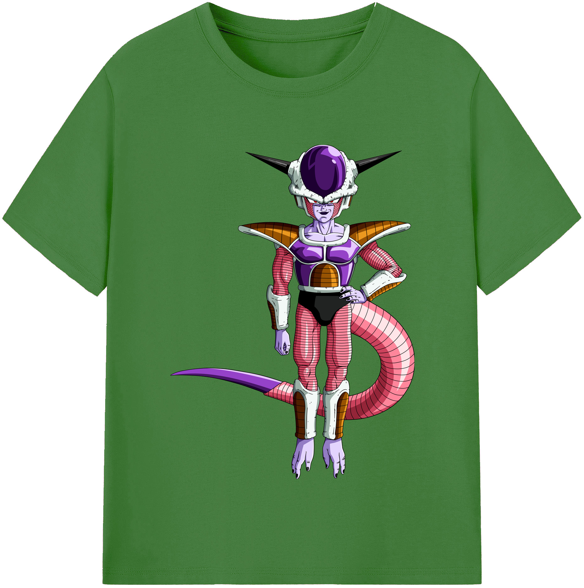 （画像用） ドラゴンボール フリーザ DRAGON BALL Frieza レディースカジュアルプリントTシャツ（綿100％）